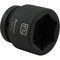 Dynamic 1" Drive Standard Socket, Black Phosphate, Tools 1-13/16" X 1" Drive, 6 Point Standard Length D025358 - alternate 3